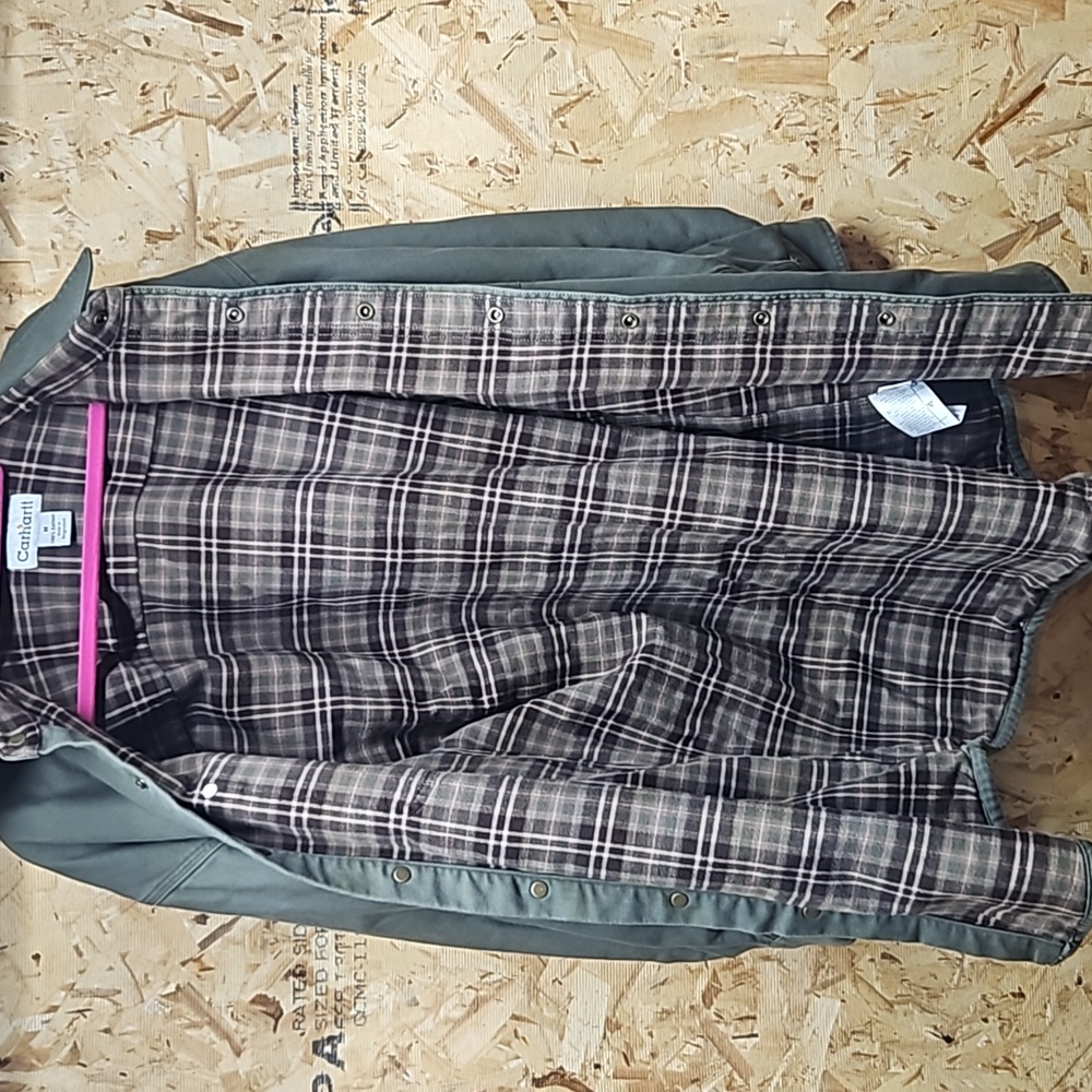 Vintage Carhartt Shirt Jacke Men's Size Medium - Picture 8 of 11